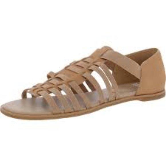 Eileen Fisher  Rato Elastic Gladiator Sandals, Honey Nubuck  Women Sizes  NEW - Picture 1 of 6